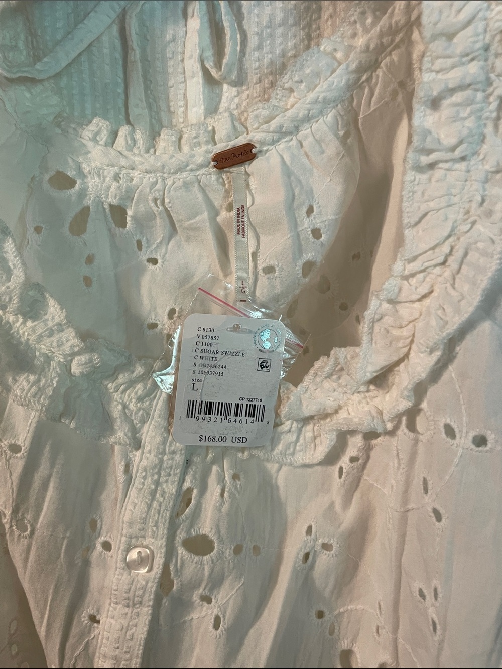 NWT Free People Ivory Madelyn maxi skirt set - Picture 3 of 9